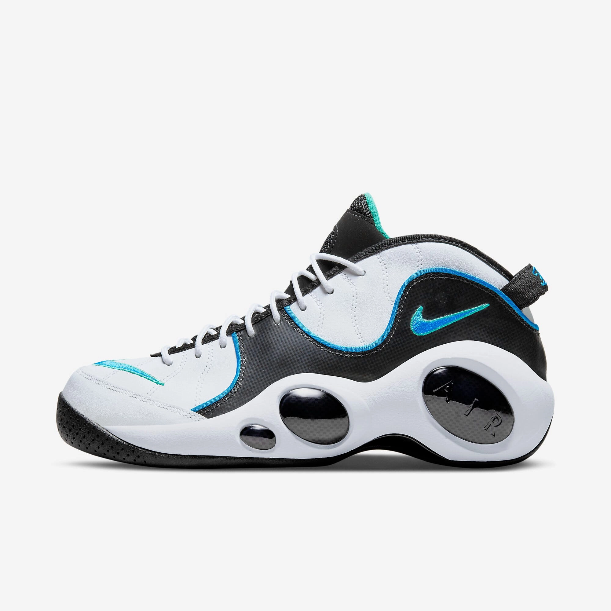 Nike Air Zoom Flight 95 White/Photo Blue-Black  DM0524-100 Men's Break - in - free long - distance runner shoes