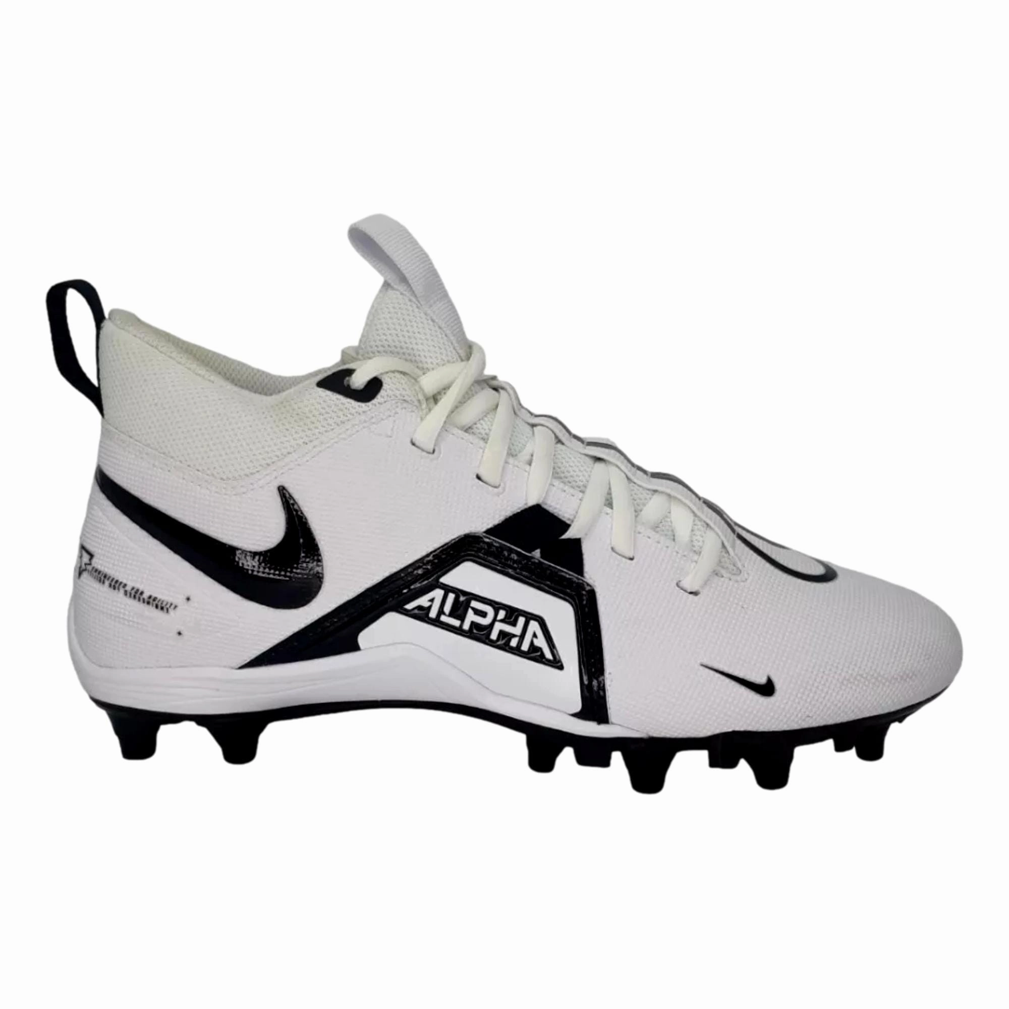 speed development running shoe promotion Nike Alpha Menace Varsity 3 White/Black  CV0586-100 Men's