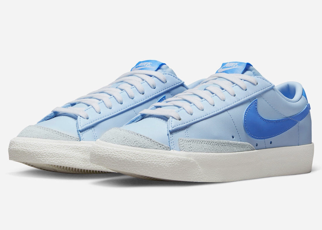 Nike Blazer Low '77 Vintage FD0281-400 Men Celestine Blue/Sail/White Shoes JC994 (8.5) running in a half - marathon shoes