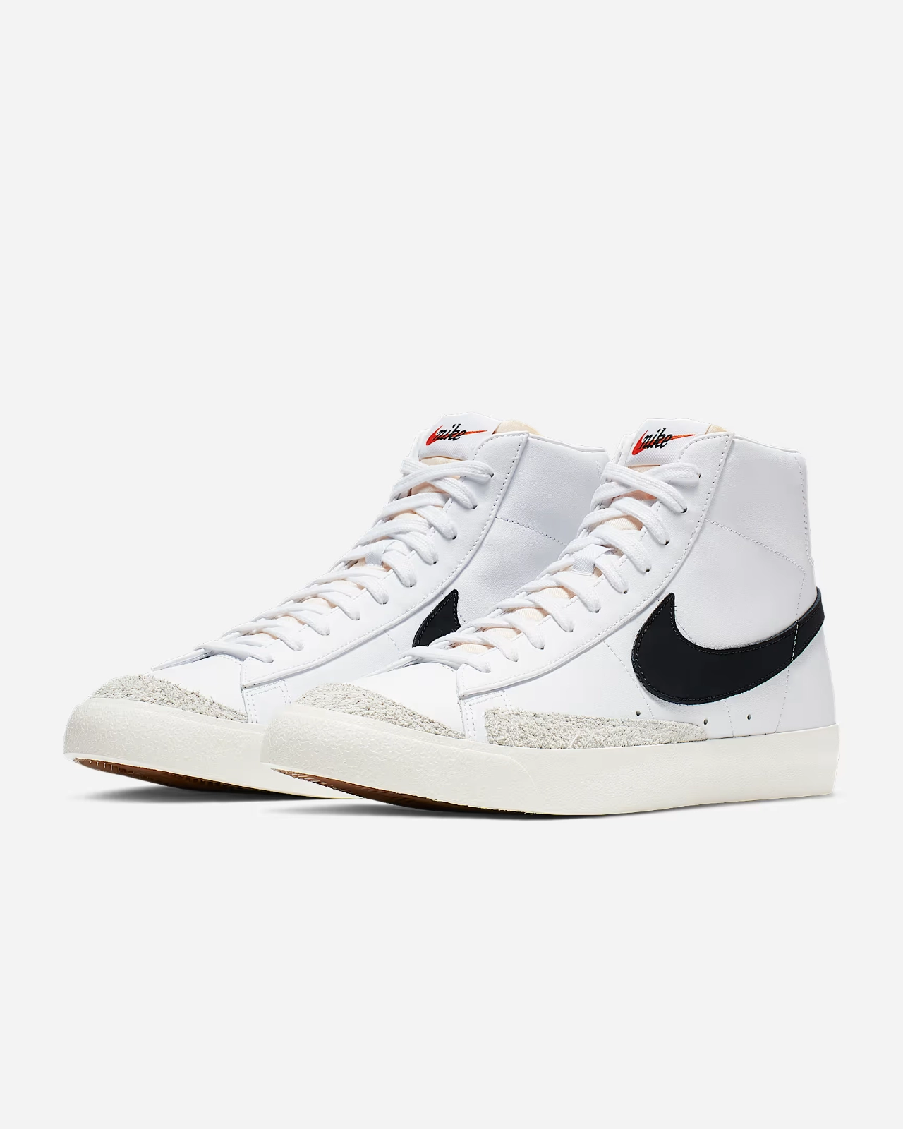 touring biking shoes arch - support sole shoes Nike Blazer Mid '77 Vintage BQ6806-100 Men's  White Lifestyle Shoes HAM451