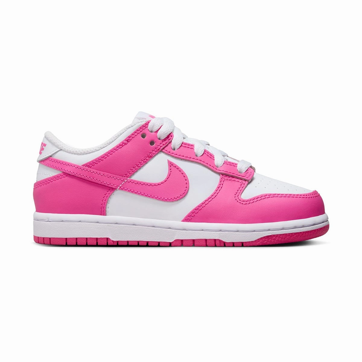 Nike Dunk Low 'Laser Fuchsia' Little Kids' Shoes Daily Casual 3D printed midsole