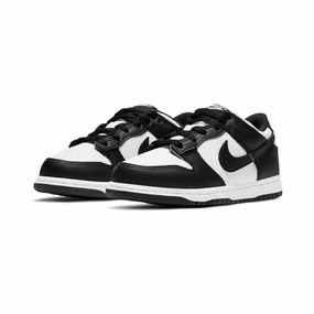 Nike Dunk Low Little Kid's Shoe - Panda Comfortable Padding Breathable fabric