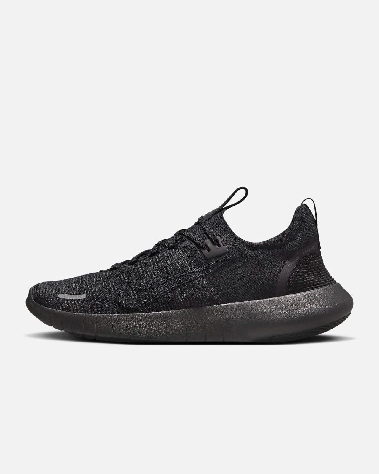 Nike Free RN NN FB1276-001 Sneaker Men Black Lace Up Comfort Road Running Shoes running in a small town shoes