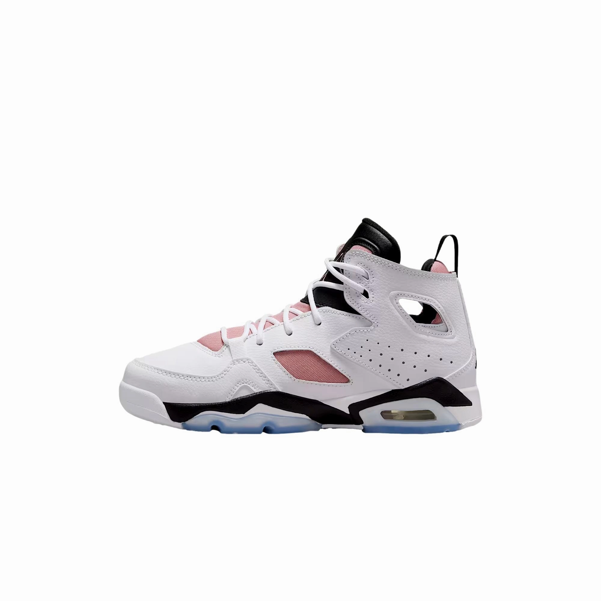 Nike Jordan Flight Club '91 White / Black - Rust Pink  DM1685-103 Grade-School Signature flexibility