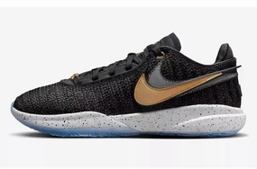 padded - feature shoes running in mountains Nike LeBron 20 DJ5423-003 Sneaker Men Black Metallic Gold Basketball Shoes FD506 (Black,8.5)