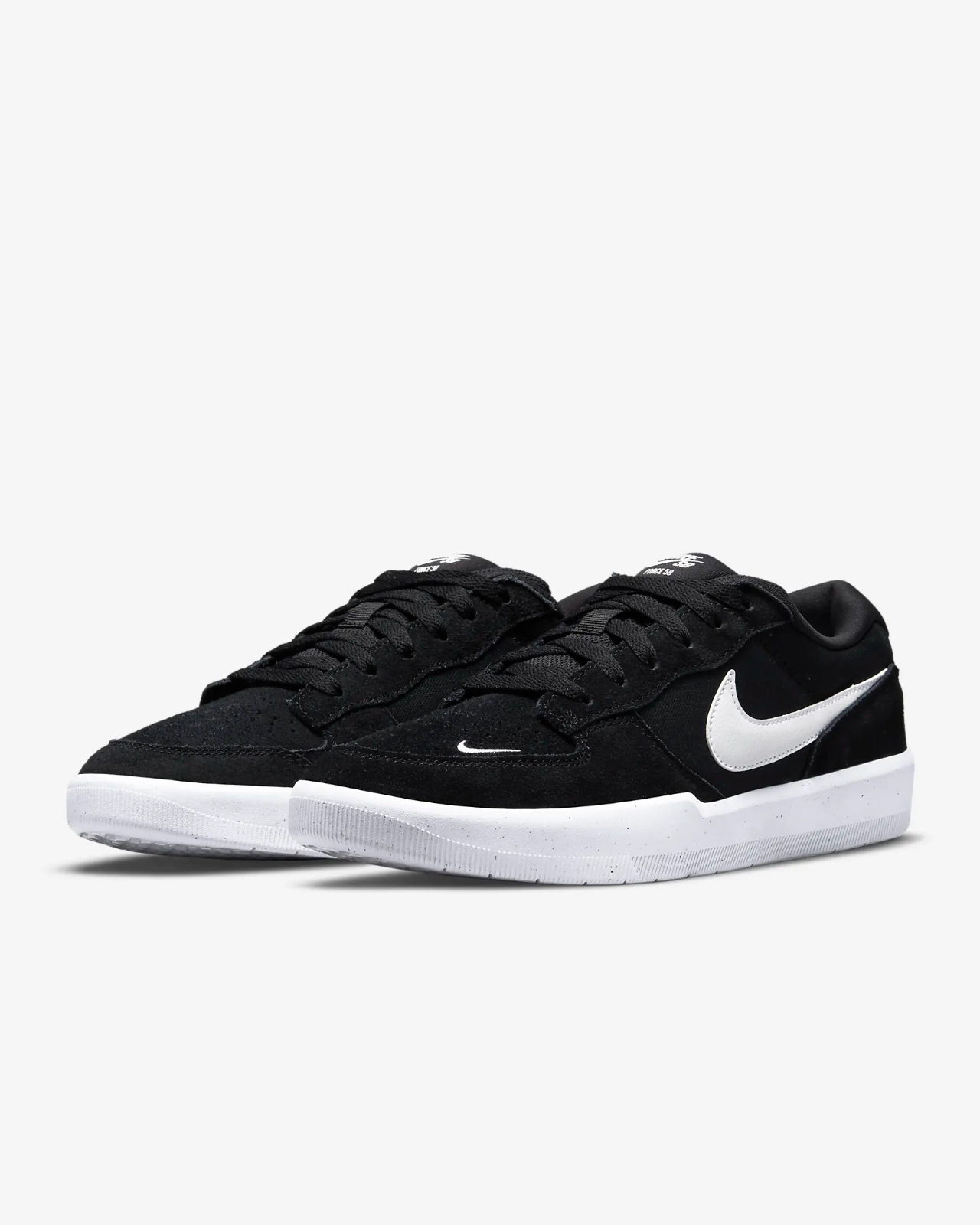 spandex - feature shoes Slim - fit Nike SB Force 58 CZ2959-001 Sneakers Men's US 7.5 Black Suede Skateboard Shoes