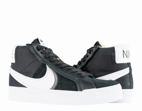 Nike SB Zoom Blazer Mid PRM Plus Men's Skateboard Shoes DR9144-001 Black White traction - enhanced shoe features gym running shoe scenario