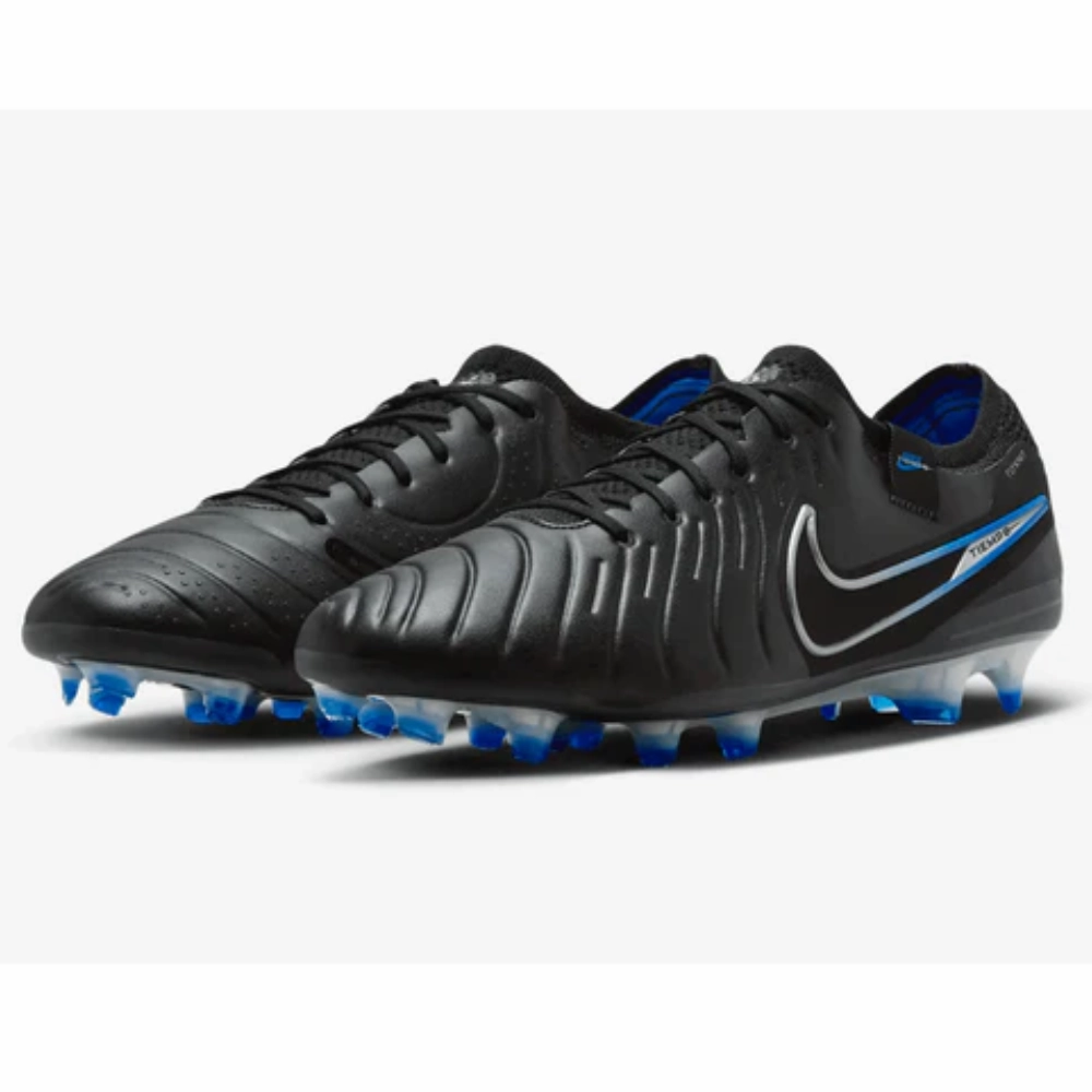 patterned - design shoes Soft Touch Nike Tiempo Legend 10 Elite DV4328-040 Mens 4 Black Leather Soccer Cleats TF2753