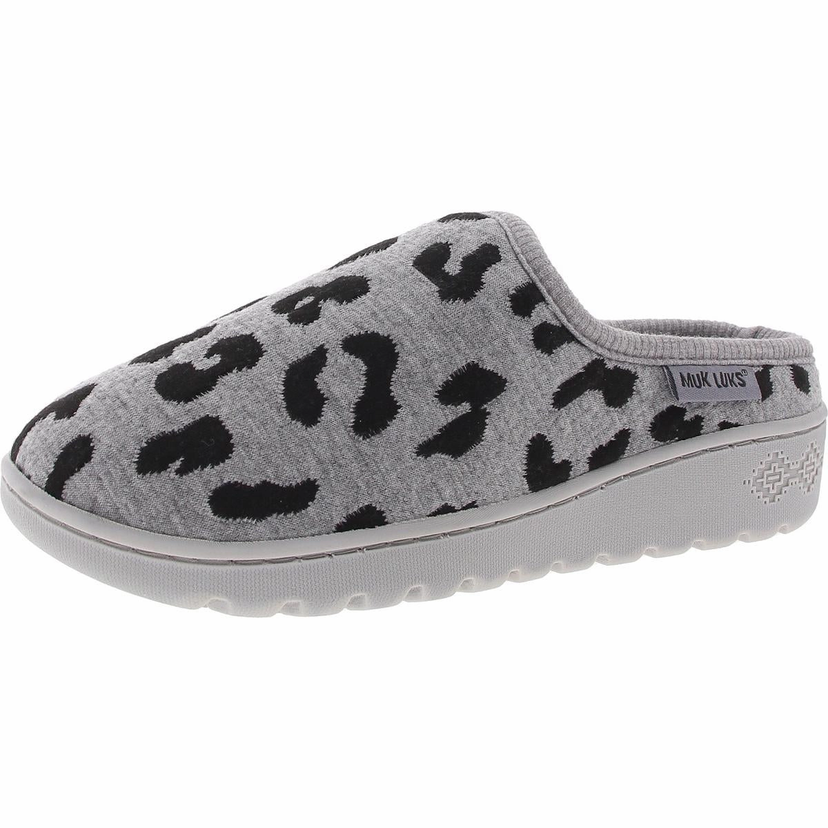 Effortless Footwear Step Functional Nony Flyknit Womens Faux Fur Lined Comfy Scuff Slippers