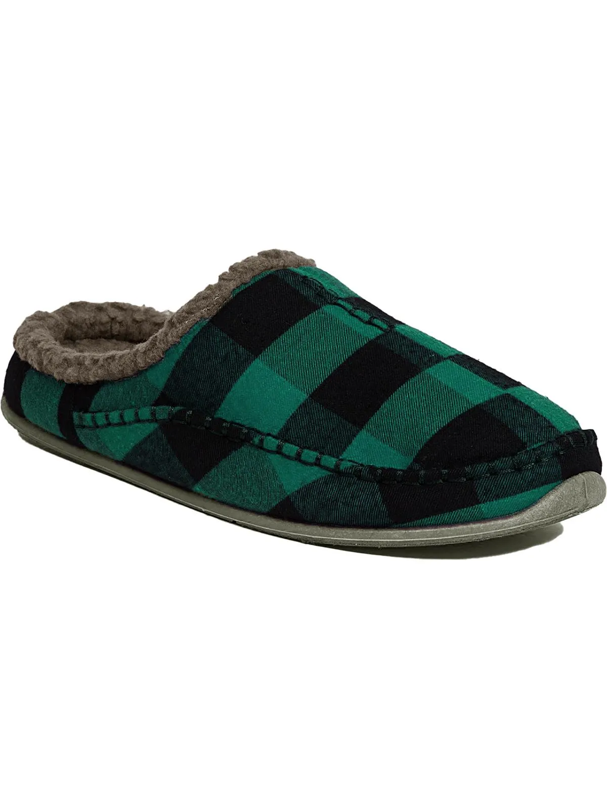 Nordic Mens Indoor/Outdoor Mule Slippers Ground Hug