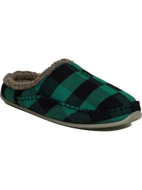 Nordic Mens Indoor/Outdoor Mule Slippers Ground Hug