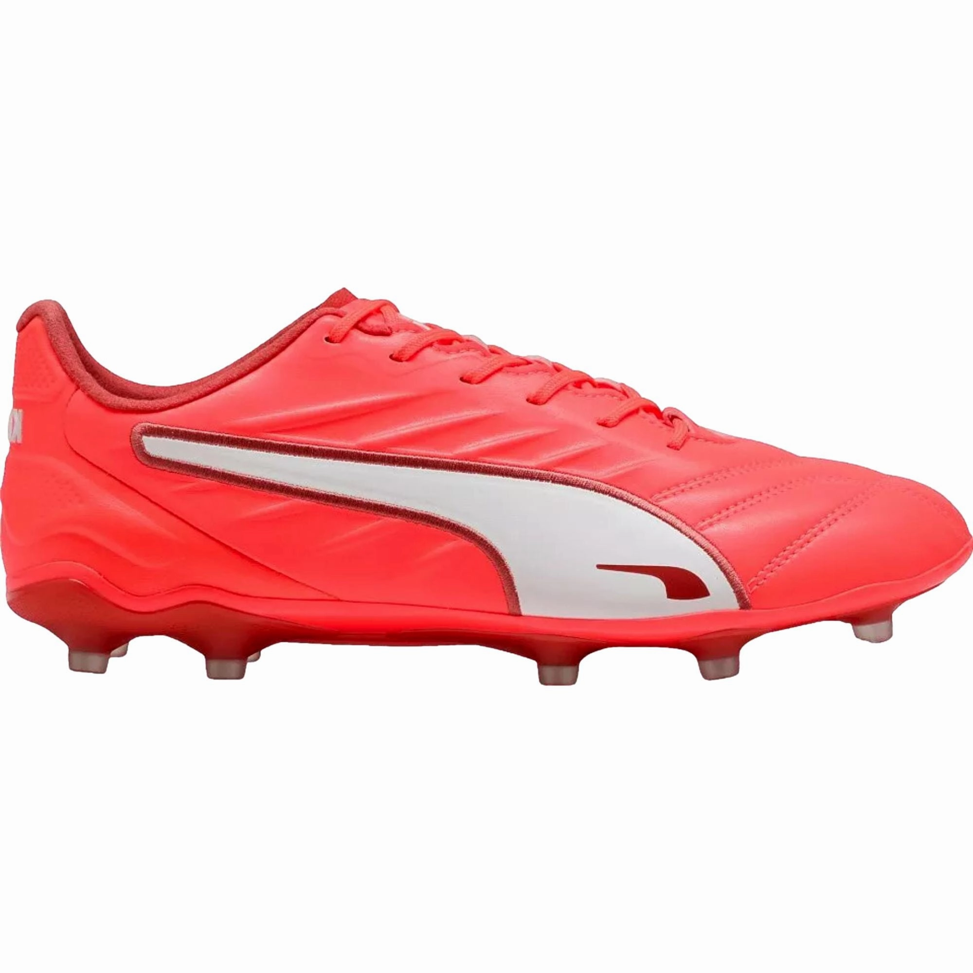 Balanced Design Puma King Pro FG/AG Glowing Red / White / Red Fire  108308-01 Men's