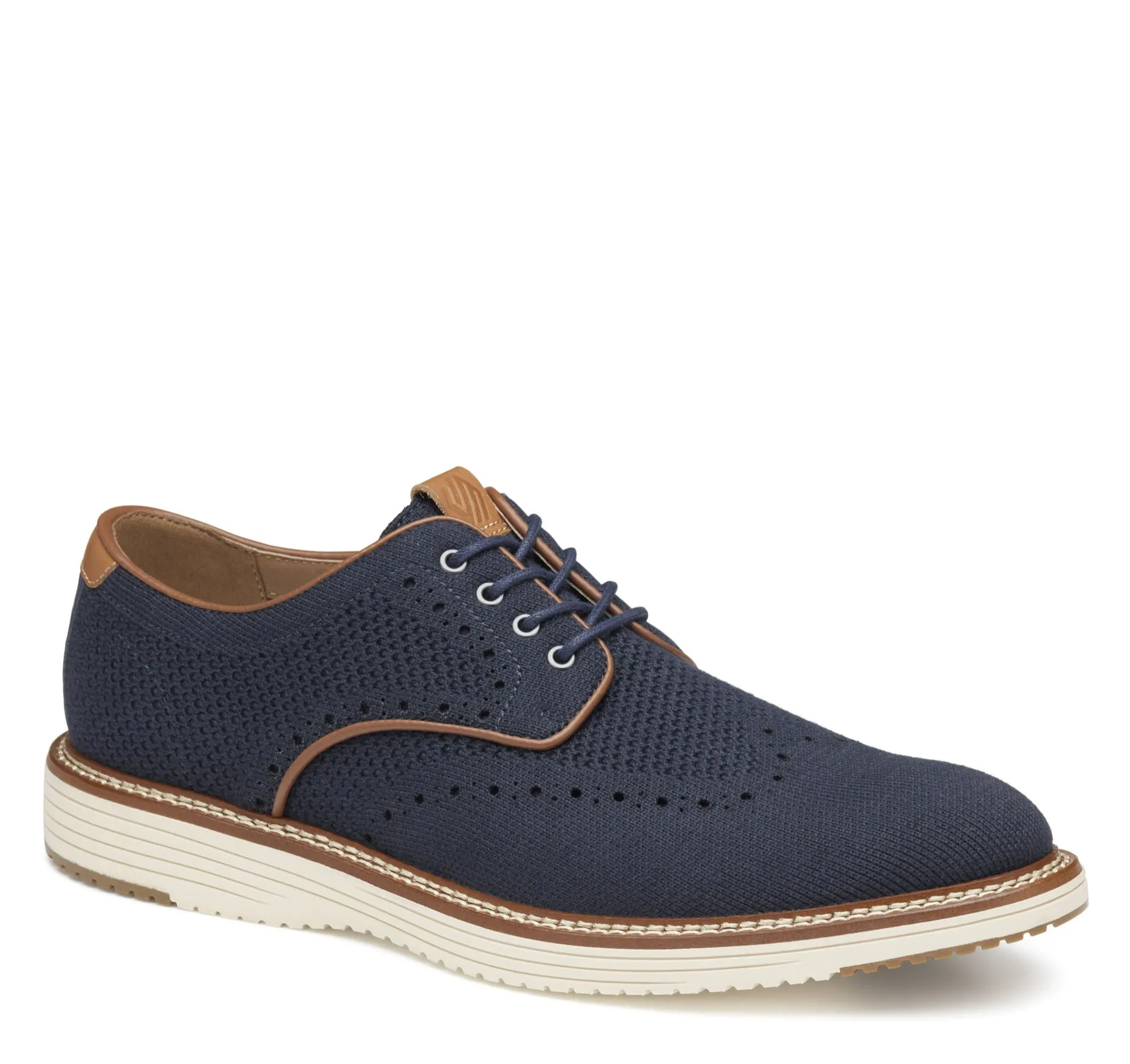 Refined Mood Johnston & Murphy Men's Hodges Knit Wingtip  Shoe