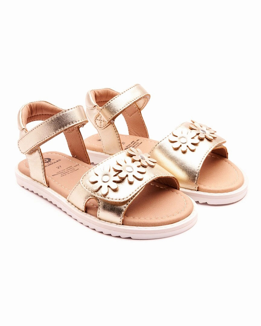 Chic Casual Footwear Sunset Stroll Old Soles Flower Sandy Leather Sandal