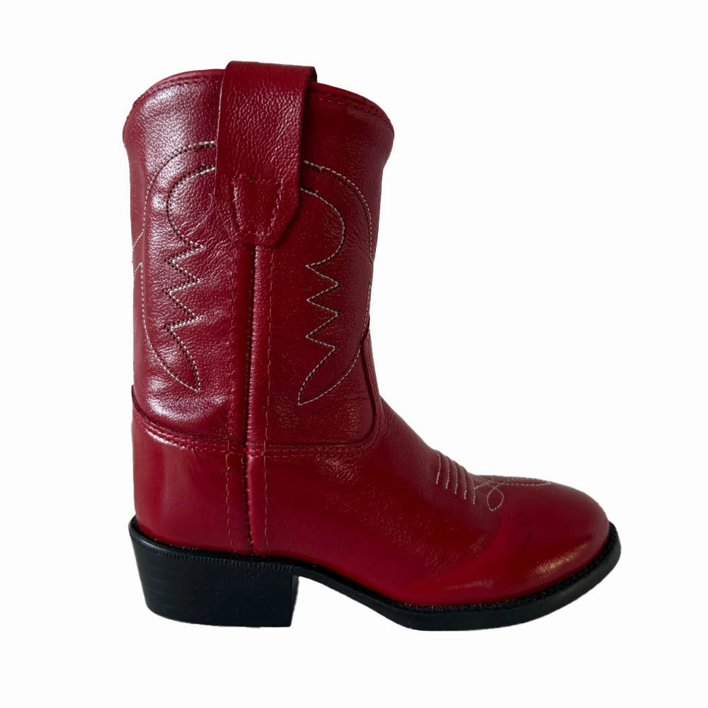 Water   Resistant durable soles Old West Unisex Red Boots