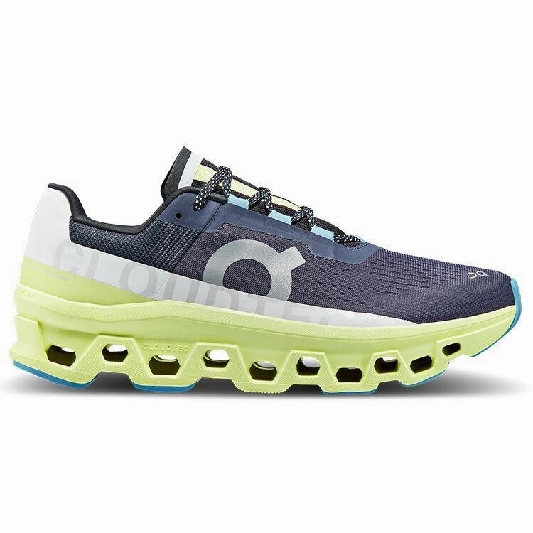 Smooth Motion On Cloudmonster 61.98244 Sneaker Men's Iron Hay Lace-Up Lifestyle Running Shoes