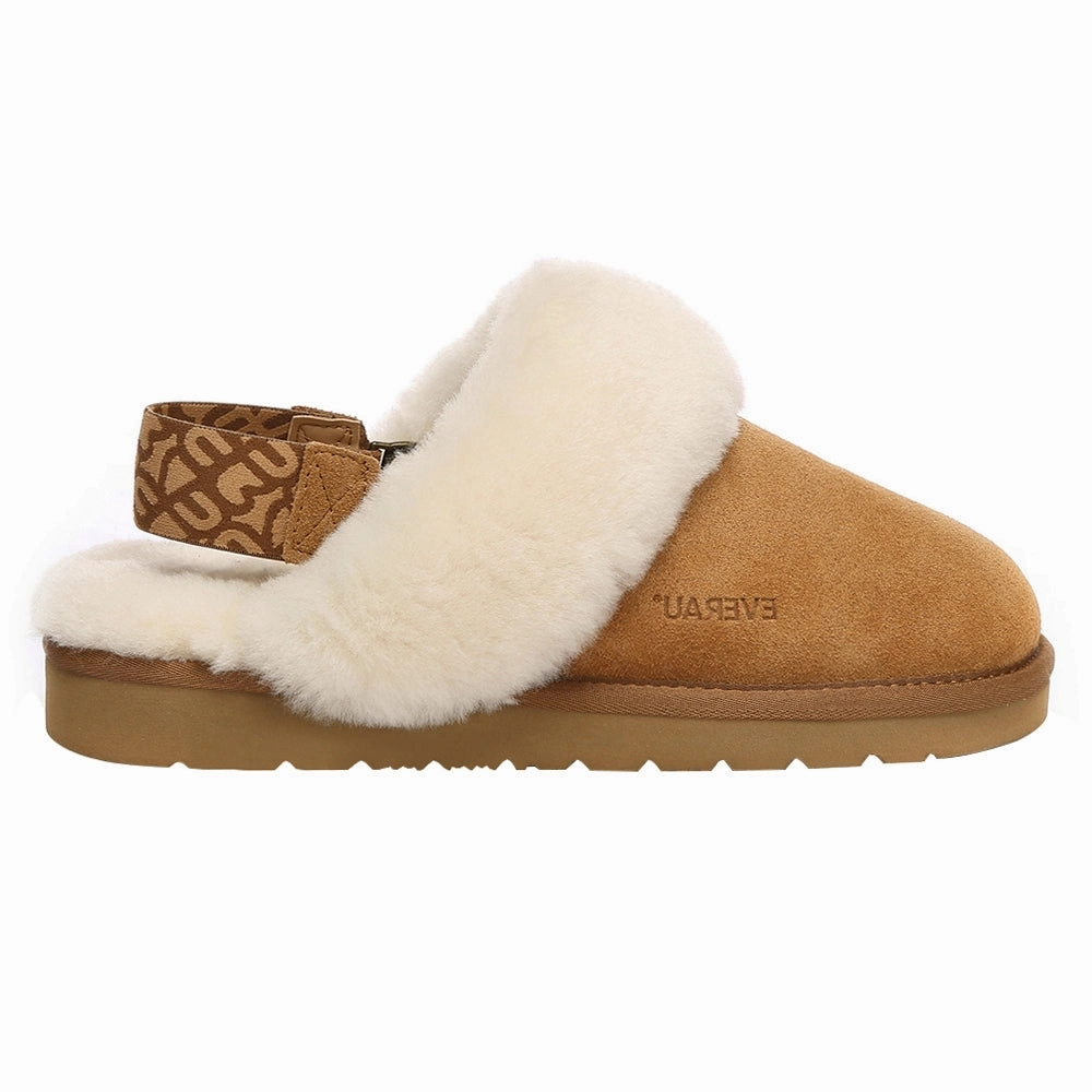 Simple Sandal Fit EverAu Australia Women Pelican Removable Strap Slingback Slippers