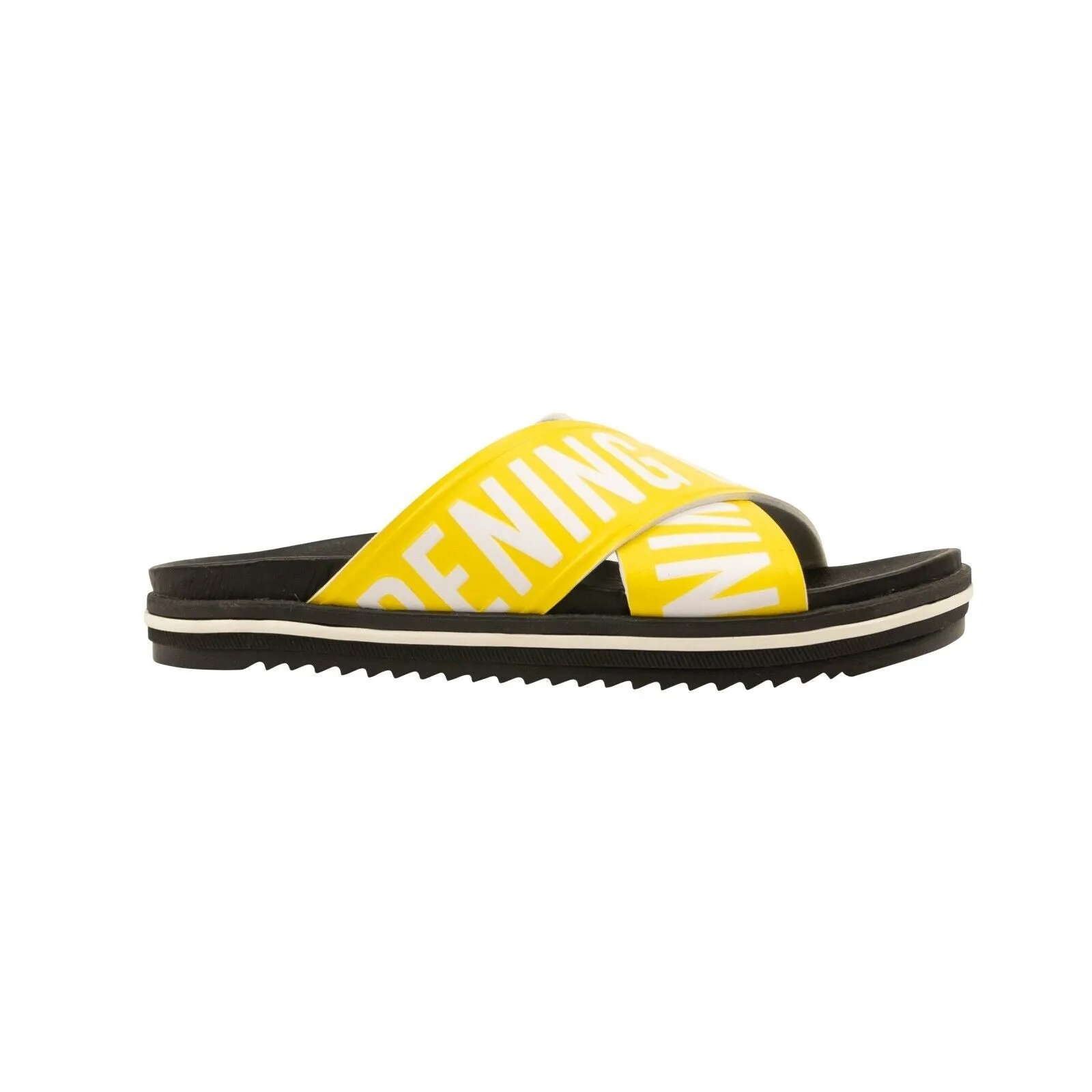 Wide Straps Trendy And Comfortable Opening Ceremony Berkeley Slide - Yellow