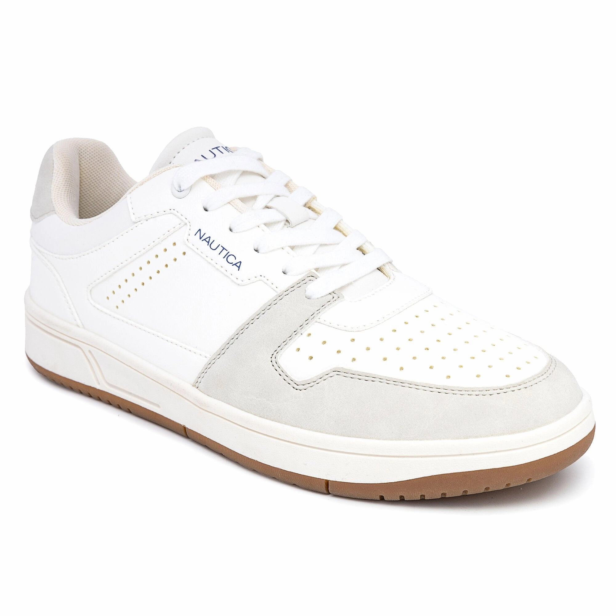 Nautica Mens Logo Lace-Up Sneaker anaerobic running gear