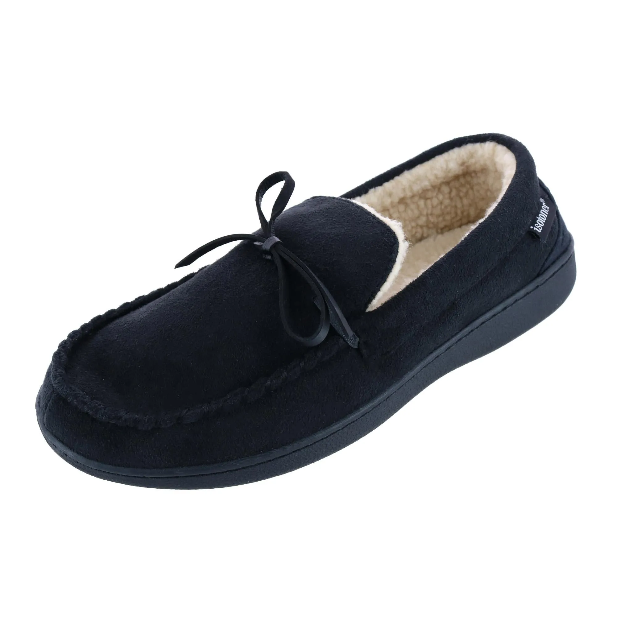 Men's Microsuede Nigel Moccasin Slipper velcro