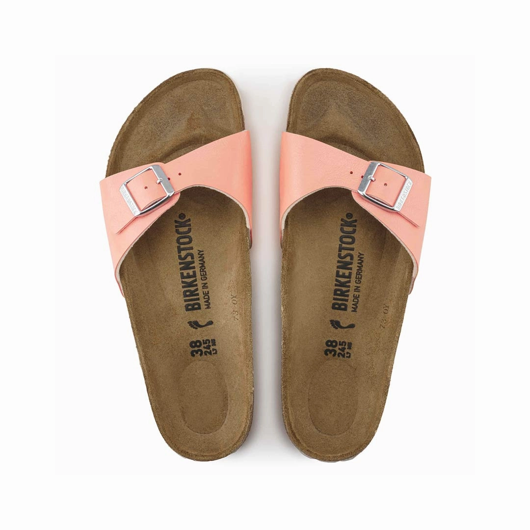 Birkenstock - Women's Madrid Birko-Flor Slides (Narrow) (1021510) Trendy Outdoor Shoes