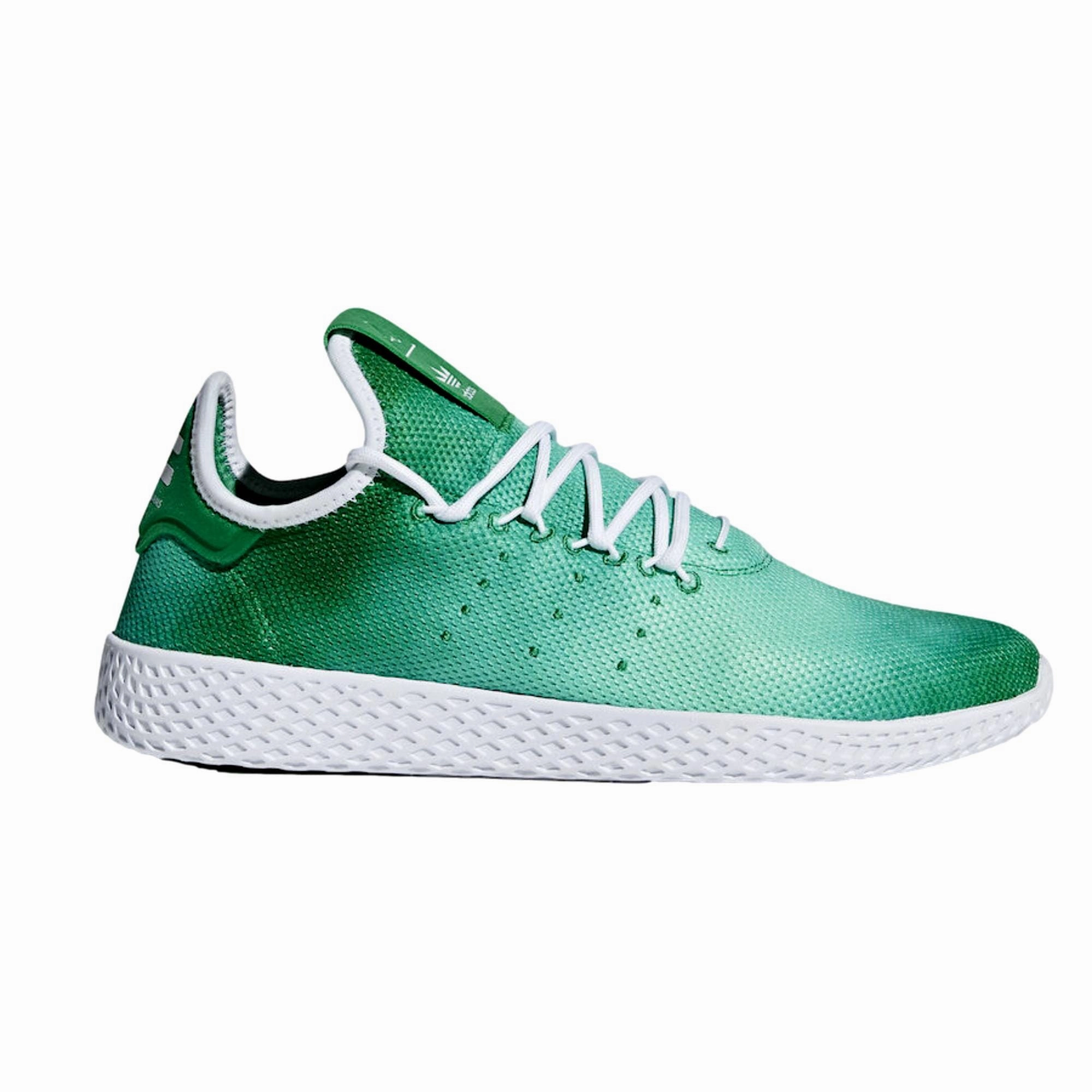 unisex usability Adidas Pharrell Williams Tennis Hu Bright Green/Footwear White-Footwear White  DA9619 Men's