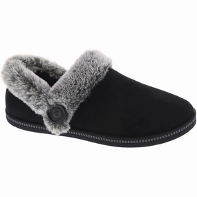 Cozy Campfire Womens Faux Fur Lined Bootie Slippers Foot Relaxation