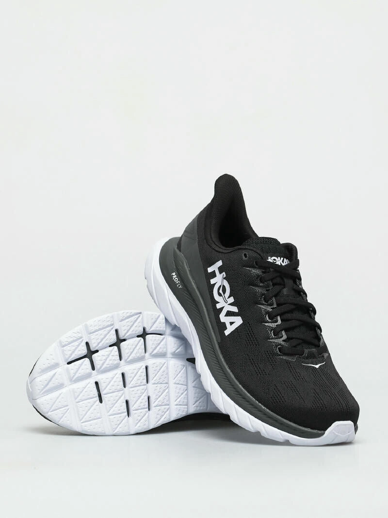 Hoka One One Mach 4 1113528-BDSD Sneakers Men's  Black Running Shoes EEE1078 odor - resistant running option