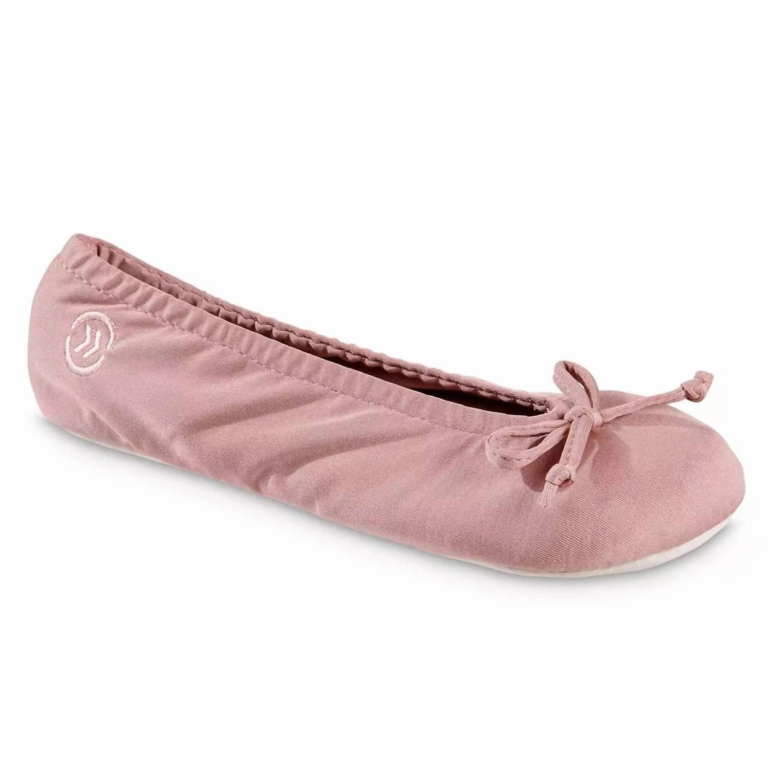 Women's Stretch Satin Eco Comfort Ballerina Slipper In Woodberry Reliable Design