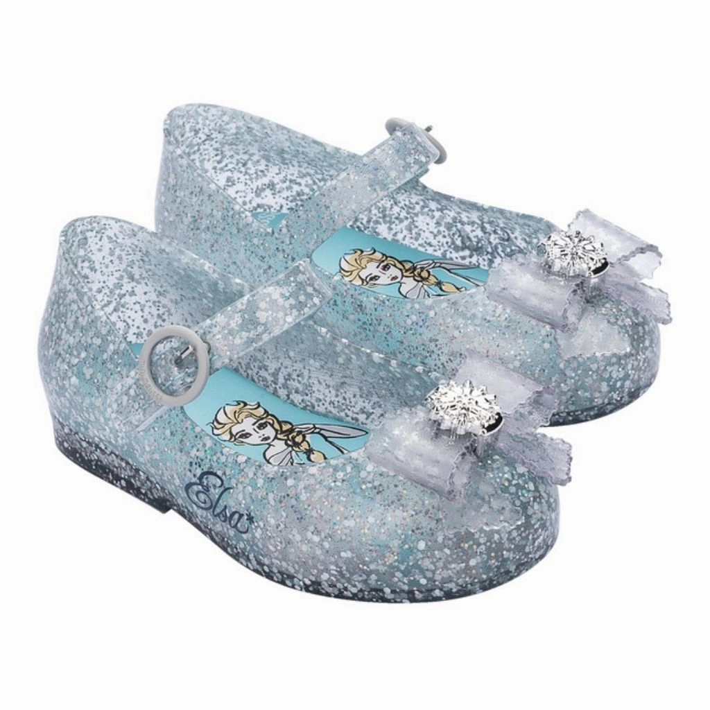 Pale Glitter Jelly Shoes Classic Breathable Outsole