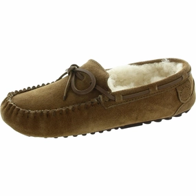 Multi   Purpose Womens Padded Insole Suede Moccasin Slippers
