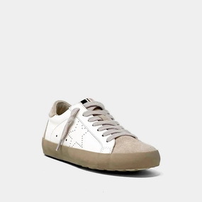 ShockAbsorbingSole Vegan Leather Alternatives Youth Mia Sneaker In White