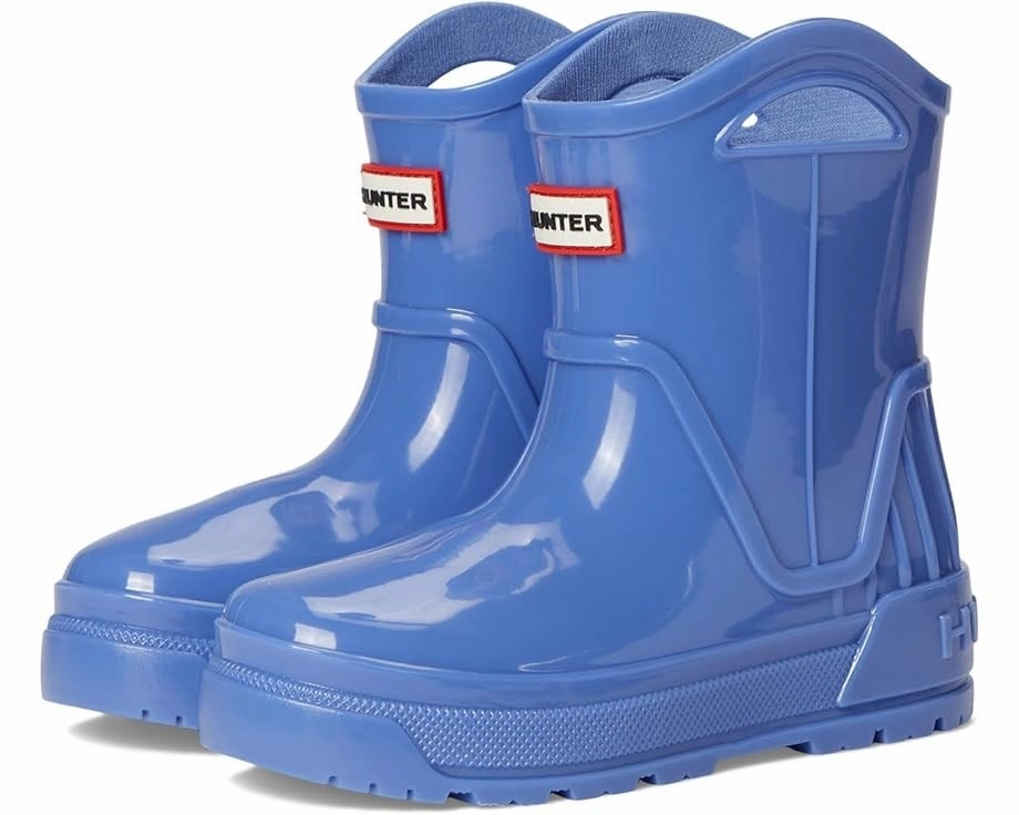 Hunter Georgey Toddler  Blue Round Toe Mid-Calf Waterproof Rain Boots VER403 Everyday Protection