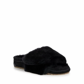 Washable EMU Australia Musica W12592 Slippers Women's  Black Sheepskin Slides JOBB535