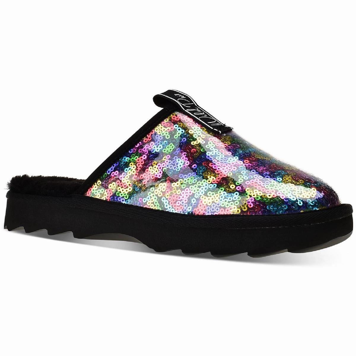 Chill Relax Fit Portiaa Womens Faux Fur Slip On Slide Slippers