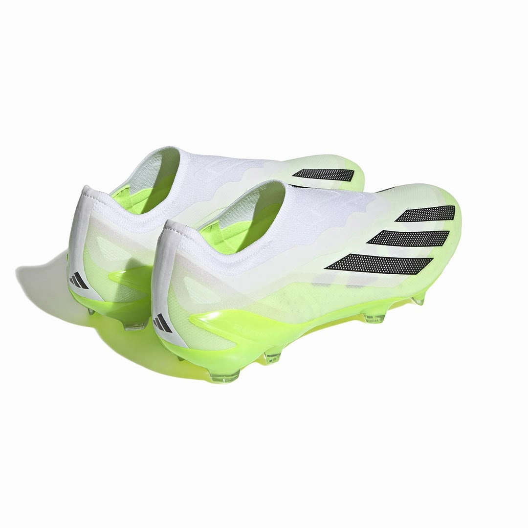 adidas - Unisex X Crazyfast.1 Laceless Firm Ground Cleats (GY7378) Total Control Lock Fit