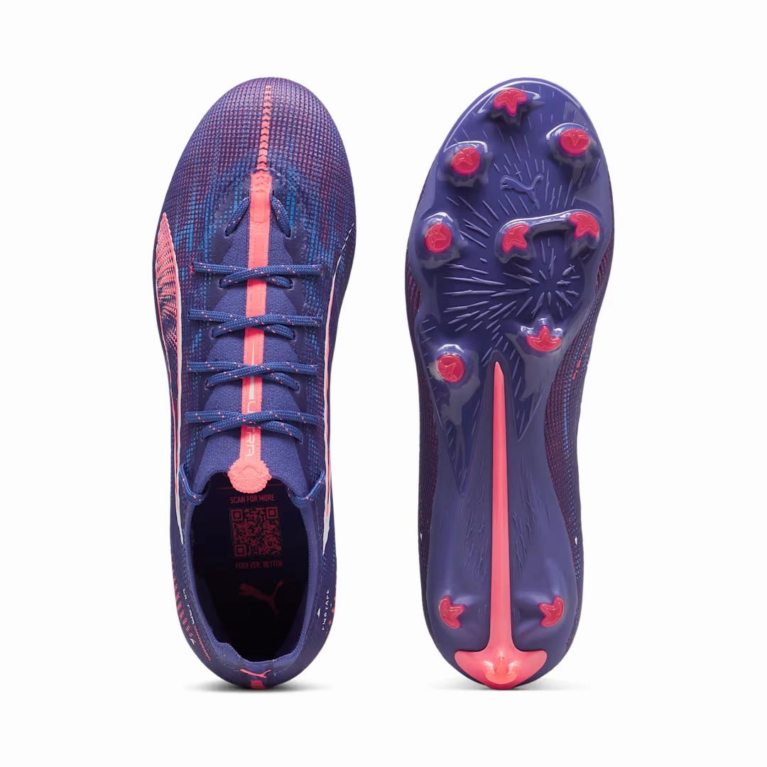 Puma - Men's Ultra 5 Pro Firm/Artificial Ground Soccer Cleats (107685 01) Kick Point Quick Support