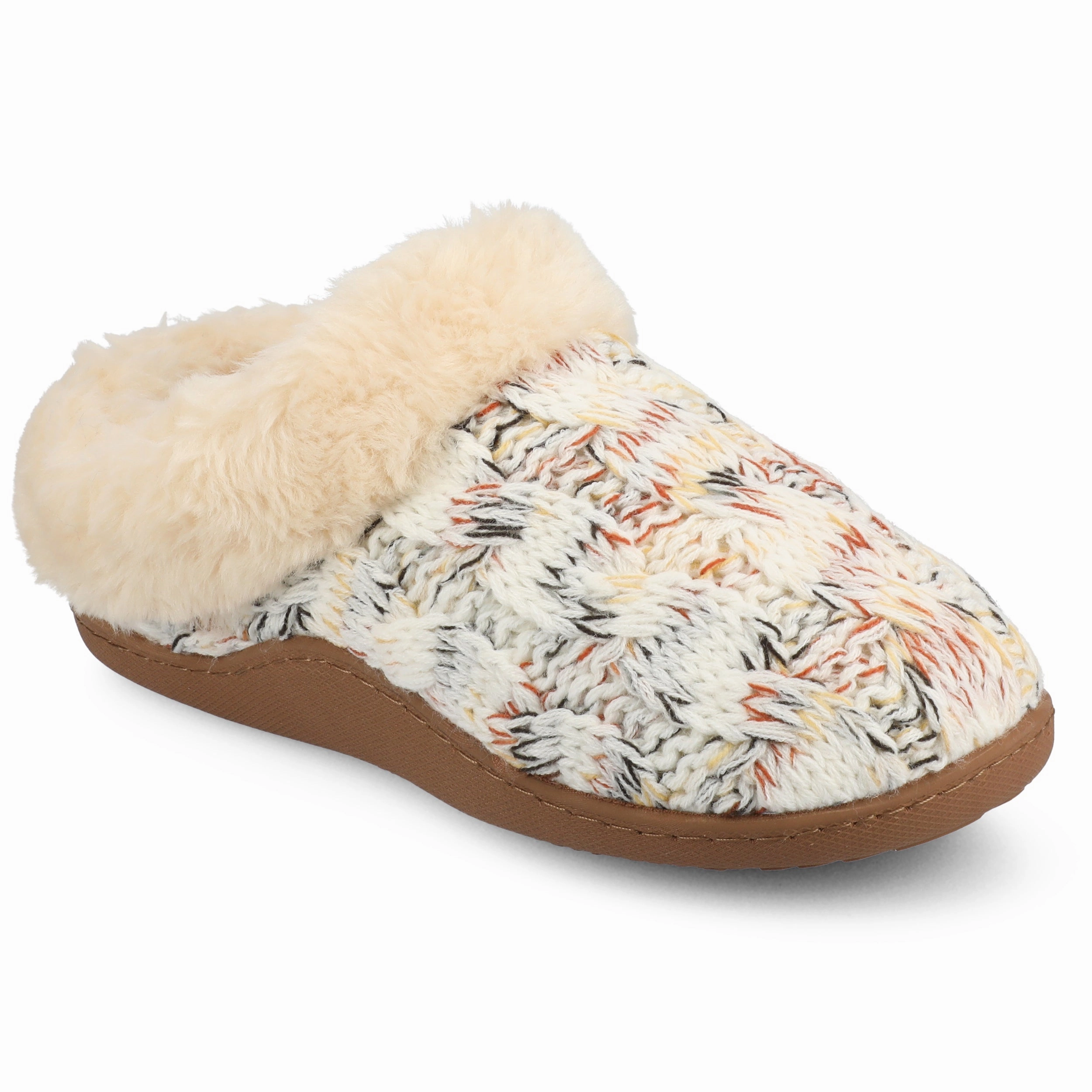 Journee Women's Adiah Slippers Comfort Lining suede upper