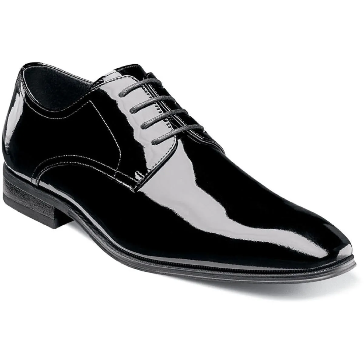 Fashion Forward Oxfords High-End Materials Tux Plain Ox Mens Patent Leather Lace-Up Oxfords