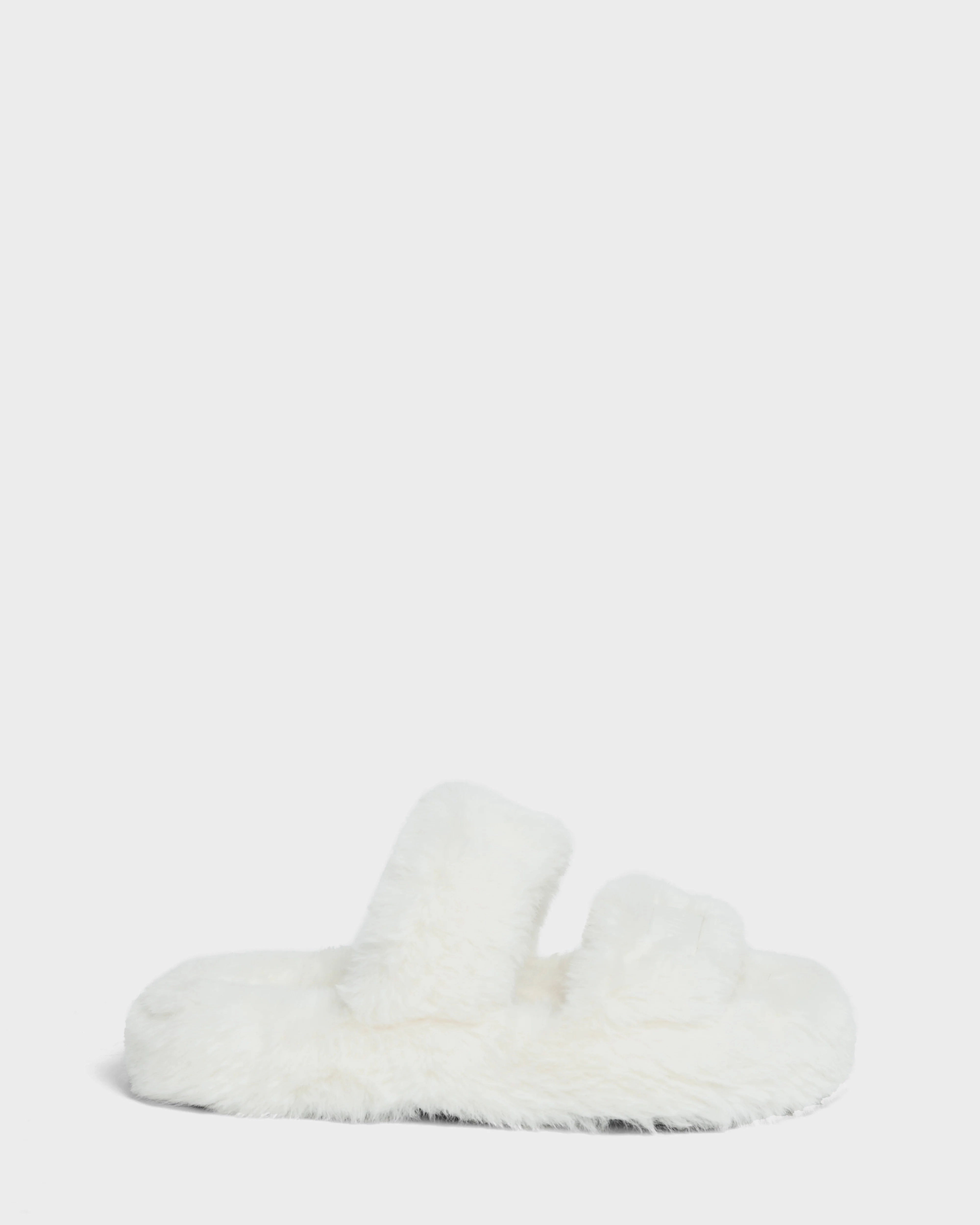 ZETA WOMEN'S FAUX FUR PLATFORM SLIPPERS Superior Craftsmanship Effortless Fit Sandals