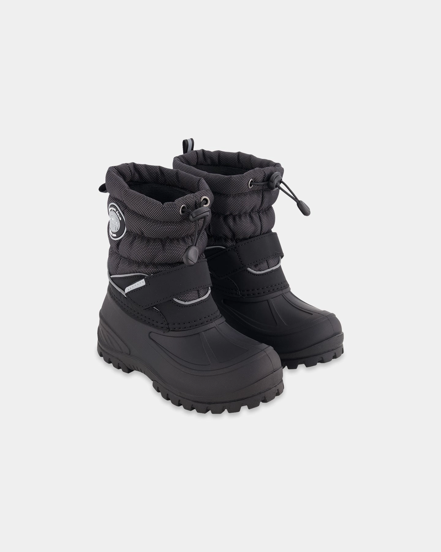compression Winter Boots Solid Black