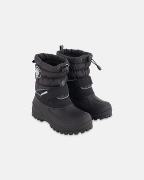 compression Winter Boots Solid Black