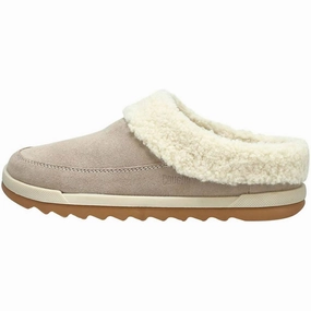 Anti Slip Edge hypoallergenic Women's Liliana Suede Slipper In Stone/mushroom Suede