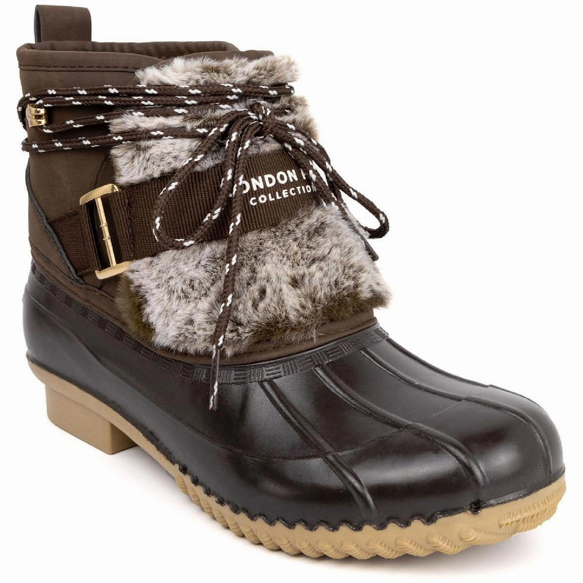 Versatile Look Flexible Construction Willette Womens Front Strap Cold Weather Winter & Snow Boots