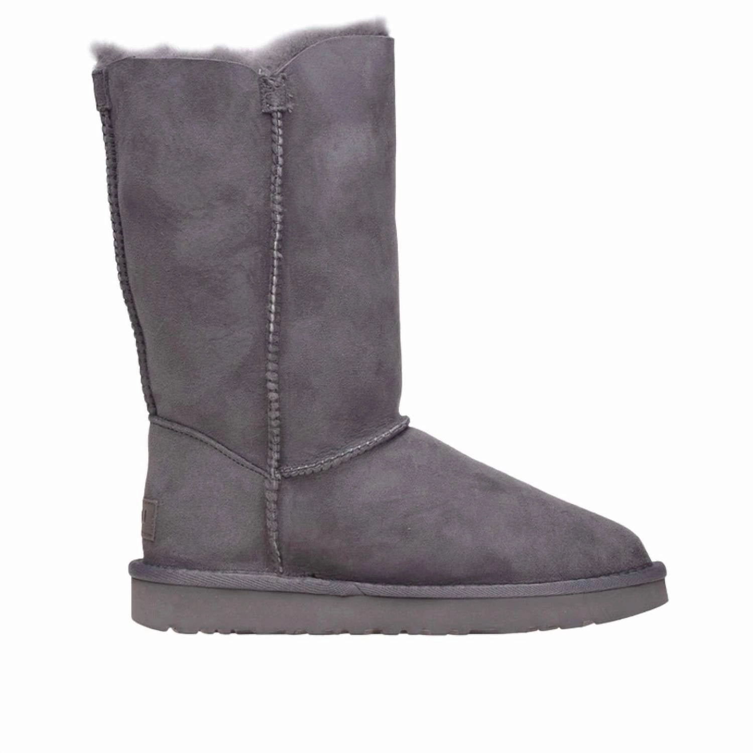 Flexible Frame River Crossing Boho Mood Women's Bailey Button Triplet Boot In Grey