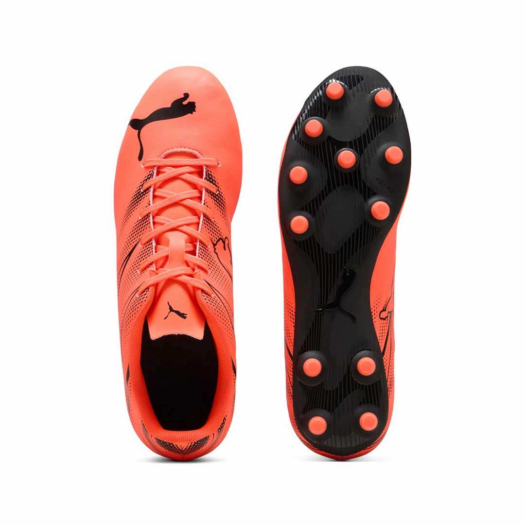 Puma - Men's Attacanto Firm/Artificial Ground Soccer Cleats (107477 14) Lace Closure Lockdown fit