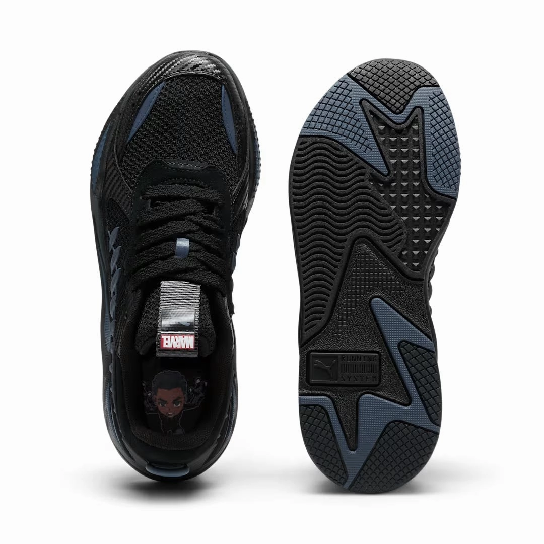 running speed improvement padded insoles Puma - Men's Marvel x Puma RS-X Black Panther Shoes (397742 01)