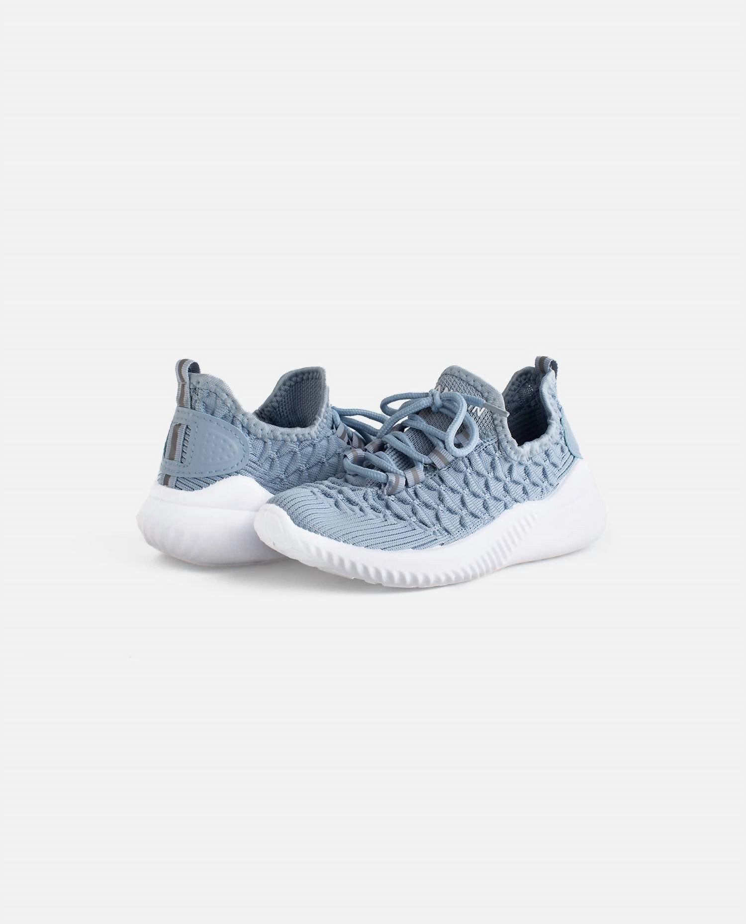 Collar Padding Wear ease Girls Stunt Lace Up Sneaker In Blue