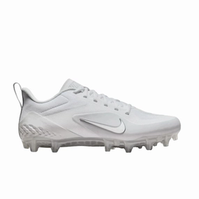 Nike Alpha Huarache 8 Pro LAX White/Metallic Silver  CW4439-100 Men's Quality craftsmanship Personalized Training Plans