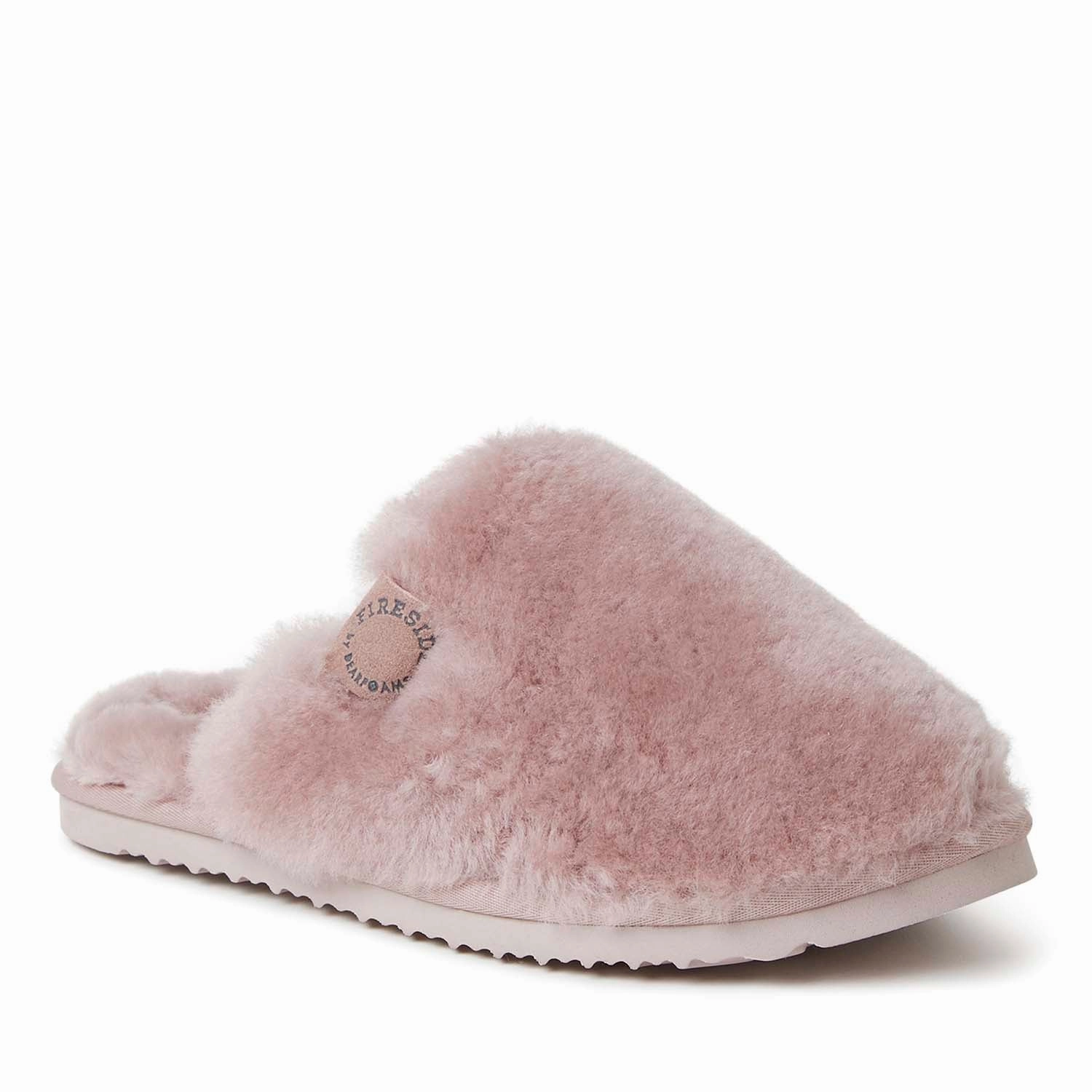 Easygoing Step Instant Slip Fit Fireside By Dearfoams Women's Shelly Beach Genuine Shearling Scuff Slippers